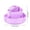 Purple, variant on Rotating Pen Holder, 360 Degree Desk Organizer with Multi Compartments for Office Supplies, Stationery, and Makeup Brushes