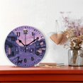 thumbnail image 2 of Yayeee 10" Wall Clock Battery Operated Quartz Round Silent Non-Ticking Home Decor, Black Cat Walking, 2 of 6