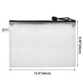thumbnail image 2 of Aspire 16 Pcs A4 Size Zipper File Holders Waterproof Bag Travel Pouch for Document Letter Business, 2 of 4