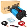 thumbnail image 3 of Convertidor de transformador de pantalla de batería de inversor de energía para automóvil (500W DC12V a 110V) Likrtyny  Accesorios para autos y motos, 3 of 9