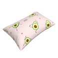 thumbnail image 3 of Naloa Avocado Doing Sport Yoga Pillowcase, Throw Pillowcase, Wrinkle-Free, Stain-Resistant with Hidden Zipper for Bedroom Sofa - 20"x30", 3 of 9