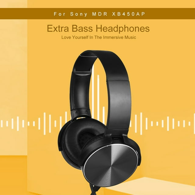 Casque Basse, Écouteurs à la Mode Simples avec Couvre-Oreille Doux pour MDR XB450AP