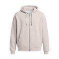 thumbnail image 5 of Voska Mens Sweatsuit 2 Piece Sets Zip Up Hoodie And Wide Leg Sweatpants Baggy Waffle Track Suits Athletic Sweat Set Beige L, 5 of 6