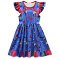 thumbnail image 4 of Disfraz de Halloween para niñas, ropa de muñeca fantasma, Cosplay de Chucky, vestido de princesa para fiesta de carnaval, conjunto de máscara, 4 of 5