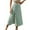 Green, variant on Women Skirt Fashion Women Summer Floral Printing Split Casual Ruched Sexy Waist Skirts