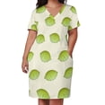 thumbnail image 2 of Limes vestido holgado con bolsillos para mujer vestidos de lujo para verano, 2 of 6