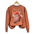 thumbnail image 1 of Bellella Pull pour Femmes Col Rond Imprimé Animal Sweat-Shirt Coupe Ample Manches Longues Style-F m, 1 of 2