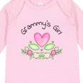 thumbnail image 4 of Inktastic Grammy's Girl Heart Flowers Girls Long Sleeve Baby Bodysuit, 4 of 5
