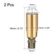 thumbnail image 2 of Unique Bargains Sloped Ceiling Adapter 180 Degree Swivel M10 Thread Gold Bronze 2 Pack, 2 of 5