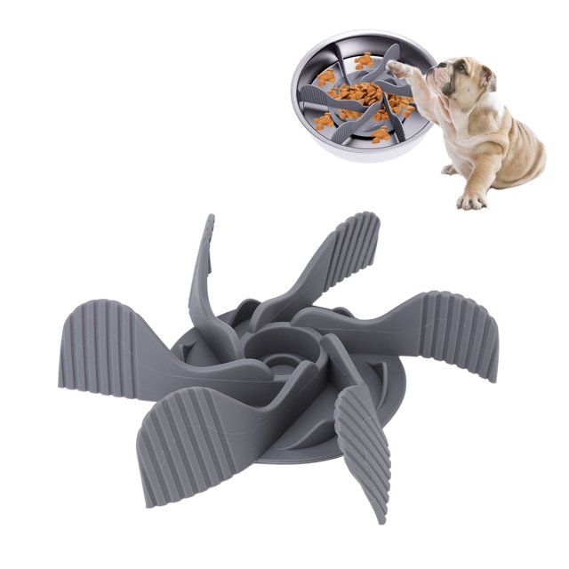 Accesorios Lentos de Tazón de Comida, Inserto de Alimentación Lenta Reduce en Exceso de Esquina Saludable Para Perros