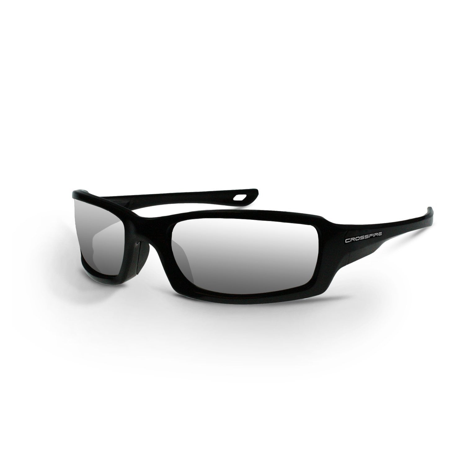 1731 Brigade Safety Glasses with Black Frame and Smoke Lens, Meets ANSI