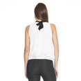 thumbnail image 3 of Blusa Para Mujer Ivory Manga Corta Con Amarre Elegante Casual multicolor CHI Incógnita 550425, 3 of 5