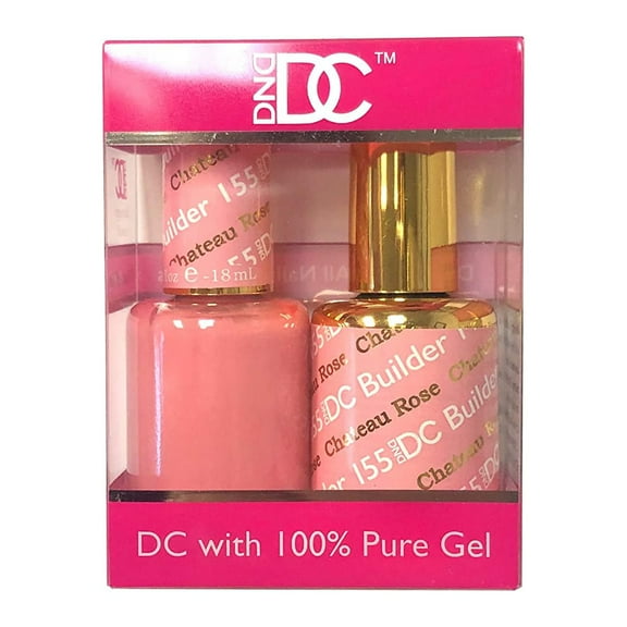DND - DC Duo Soak off Gel & Matching nail polish - #155 Chateau Rose