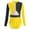 Yellow, variant on Kids Girls Sparkly Gymnastics Dance Leotard Long Sleeve Color Block Bodysuit Biketard Unitard Jumpsuit Activewear Yellow 6