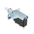 thumbnail image 3 of Push Button Switch, SPST 5A 250V 2 Pin 1 Position Self-Locking White 10pcs, 3 of 5