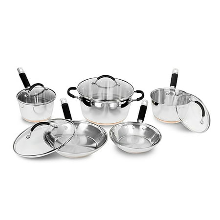 Revere Copper Advantage - Protected Copper 9-Piece Cookware Set