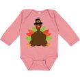 thumbnail image 3 of Inktastic Thanksgiving Pilgrim Turkey Boys or Girls Long Sleeve Baby Bodysuit, 3 of 5