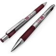 thumbnail image 4 of Zebra F-301 - Stainless Steel Retractable Ballpoint Pen - 0.7mm Medium - BLUE Ink - Maroon Barrel - Pack of 12, 4 of 5