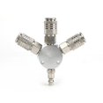 thumbnail image 1 of Conector auspicioso-neumático, conector de aire rápido Adaptador de conector rápido de 3 vías para manguera de aire con 1/4 '' Rosca F-npt kaili Sencillez, 1 of 5