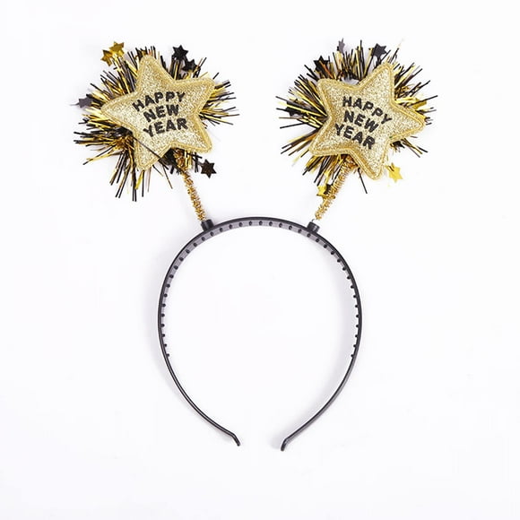 Diadema y tiara AVMBC Happy New Year 2025, accesorios para el cabello