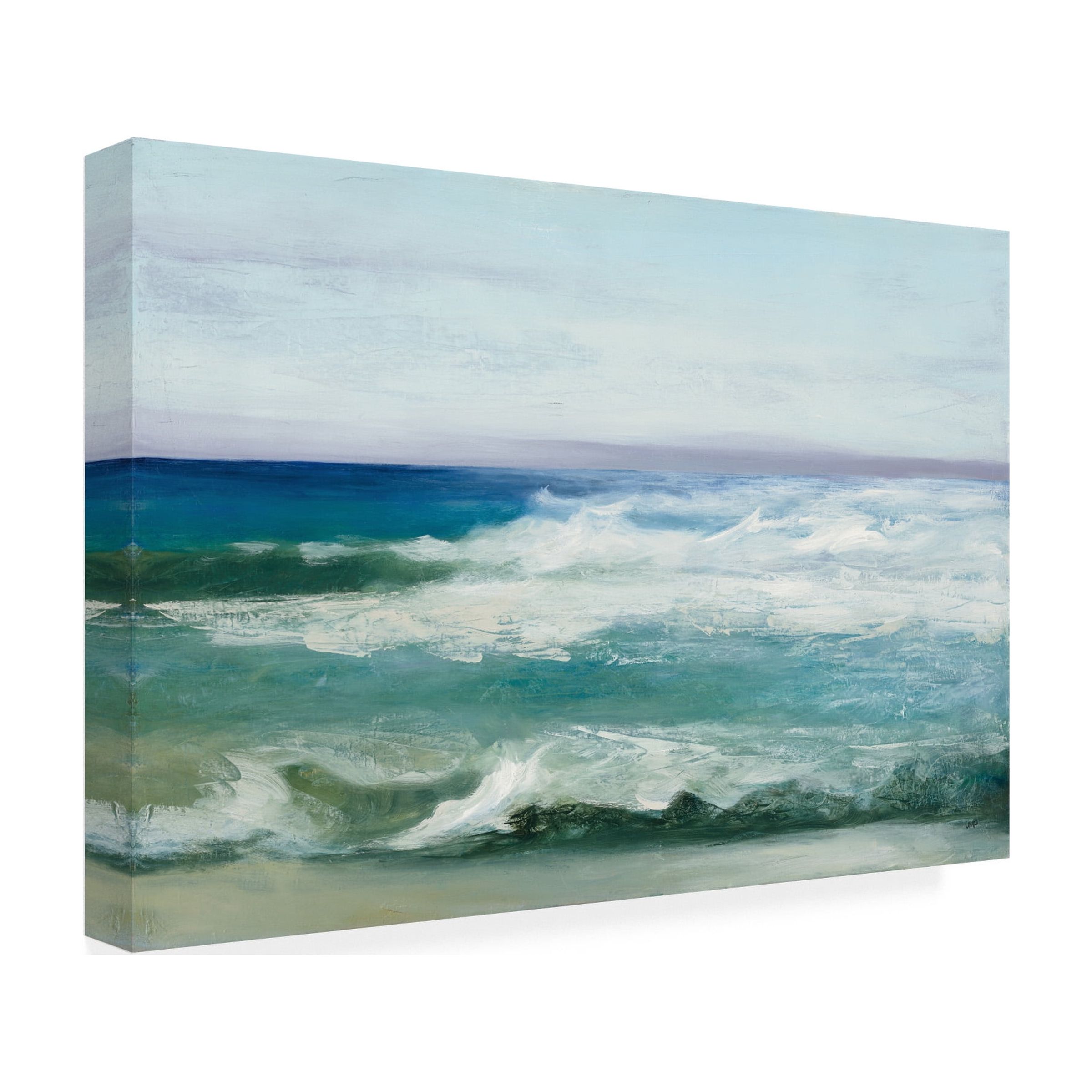 Trademark Fine Art 'Azure Ocean Waves' Canvas Art by Julia Purinton