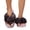 Purple, variant on Womens Fuzzy Flip Flops Winter Warm Flat House Shoes Soft Sole Non Slip Indoor Slides Cozy Ladies Home Slippers