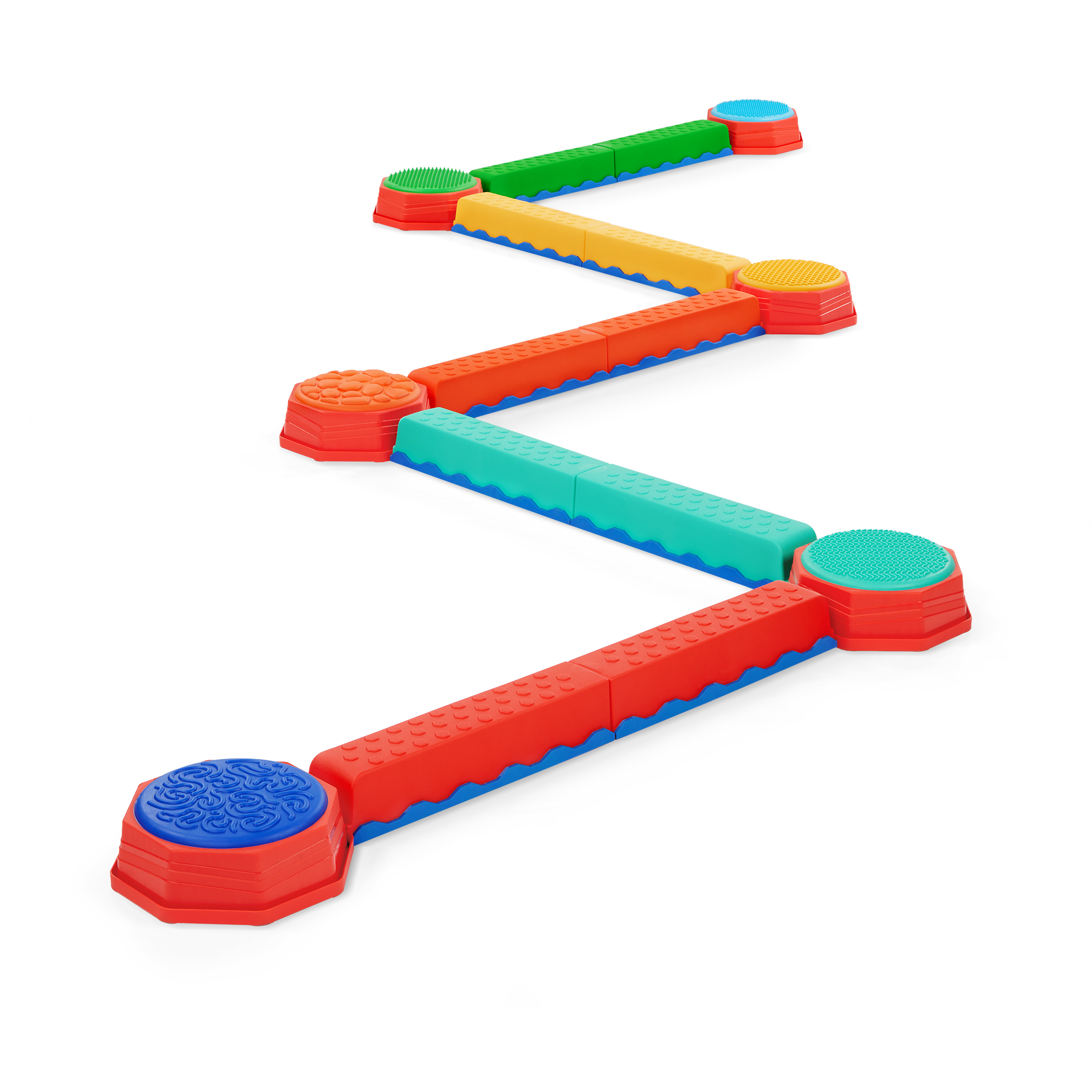 Battat Hop Spots 6 PCS Sensory Stepping Stones for Kids, Active Playset for 3 Years +