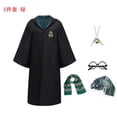 thumbnail image 1 of Slytherin Ravenclaw bata Hufflepuff Unisex, disfraz de Halloween para estudiantes, capa de mago mágico, Cosplay de fiesta, 1 of 4