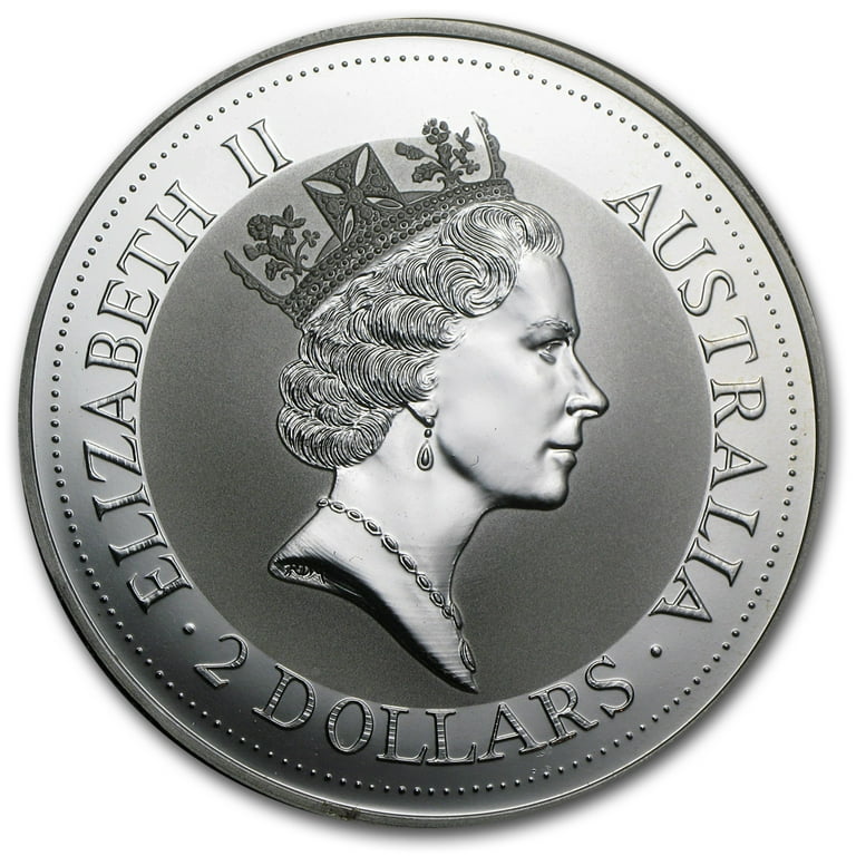 1992 Australia 2 oz Silver Kookaburra BU - Walmart.com