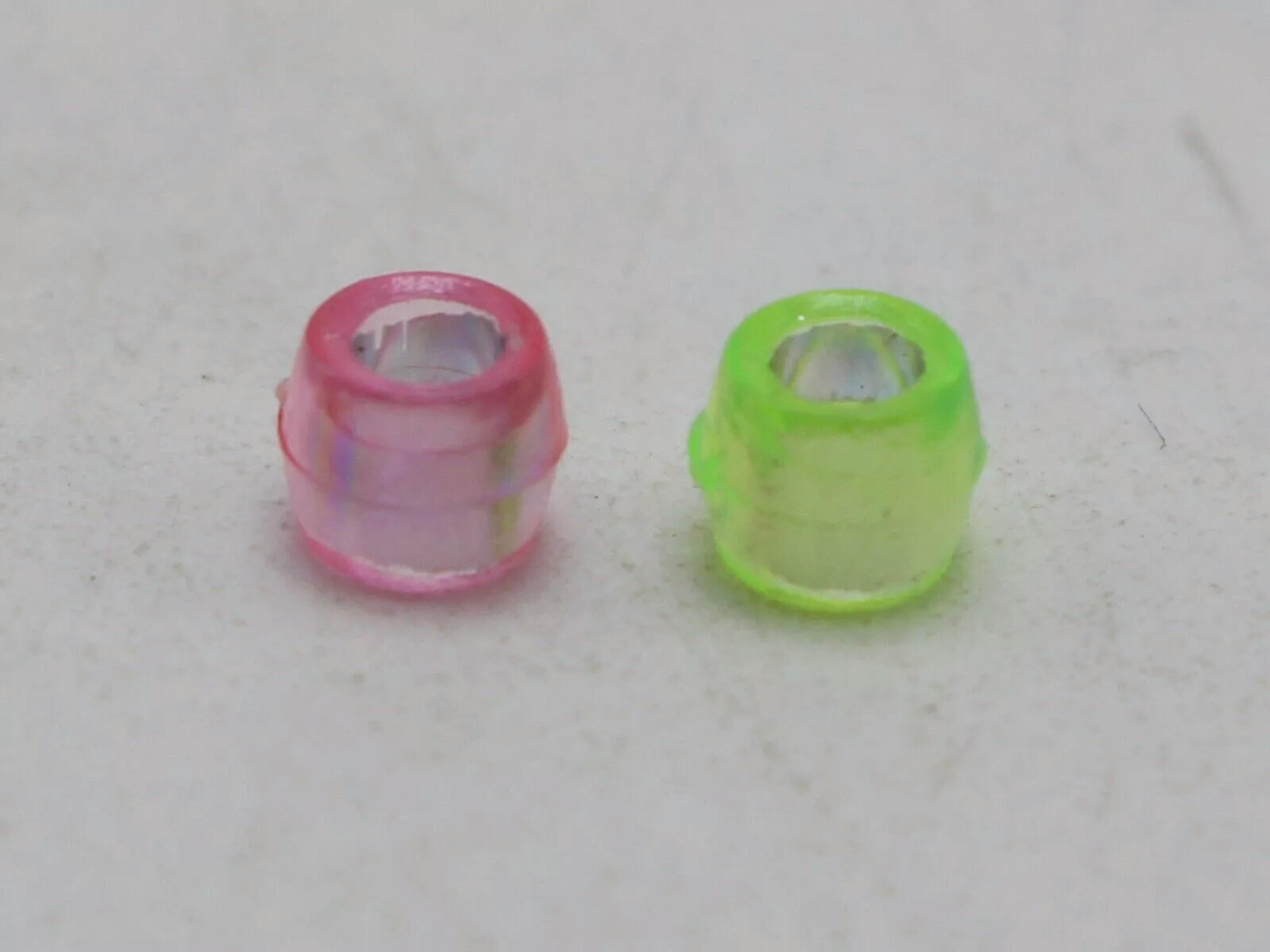 EOEMY 5000 Mixed Color Silver Foil Acrylic Barrel Mini Pony Bead 4X3mm Kids Craft Kand