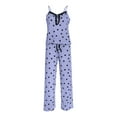 thumbnail image 5 of Njagoc3 Women's Sleeveless Polka Dot Pajama Set - Patterned, Casual Style, Summer & Sleep Wear, 5 of 5