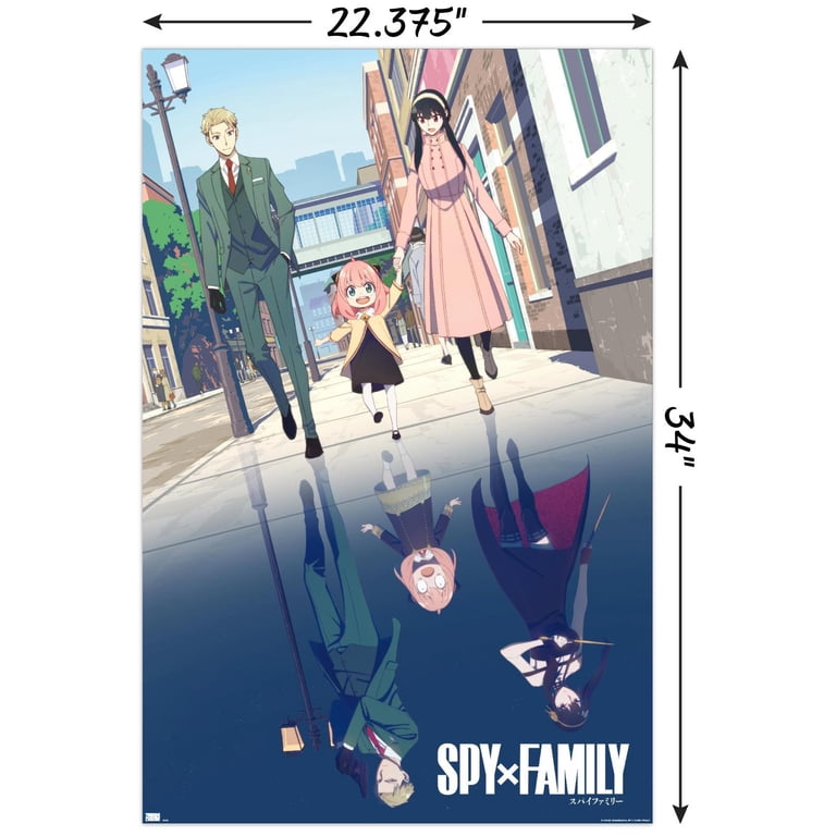 SPY×FAMILY アートパネル Spy x Family - Family Key Art Wall Poster, 22.375