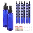 thumbnail image 1 of Botellas de aerosol YEUIKERR de plástico azul de 120 ml con embudos y etiquetas, 1 of 9