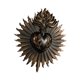 thumbnail image 4 of Placa de pared de los Sagrados Corazones, estatua gótica, decoración de resina, arte para el hogar, figura católica negro, 4 of 9