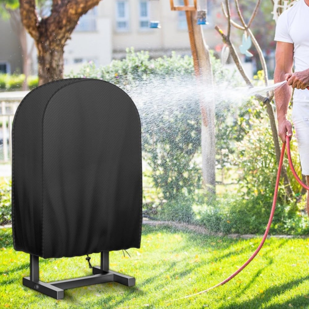Garden Hose Reel Cover Protective Cover Sun Protective Lightweight Waterproof Portable Retractable Garden Hose Reel