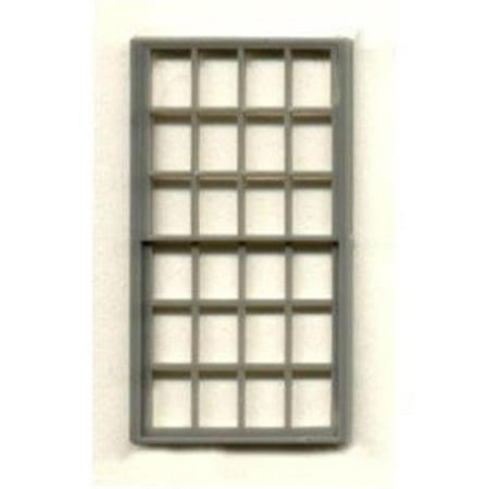 25 in. Scale Architectural Component 24-pane, double hung window, set of (Best Double Hung Replacement Windows)