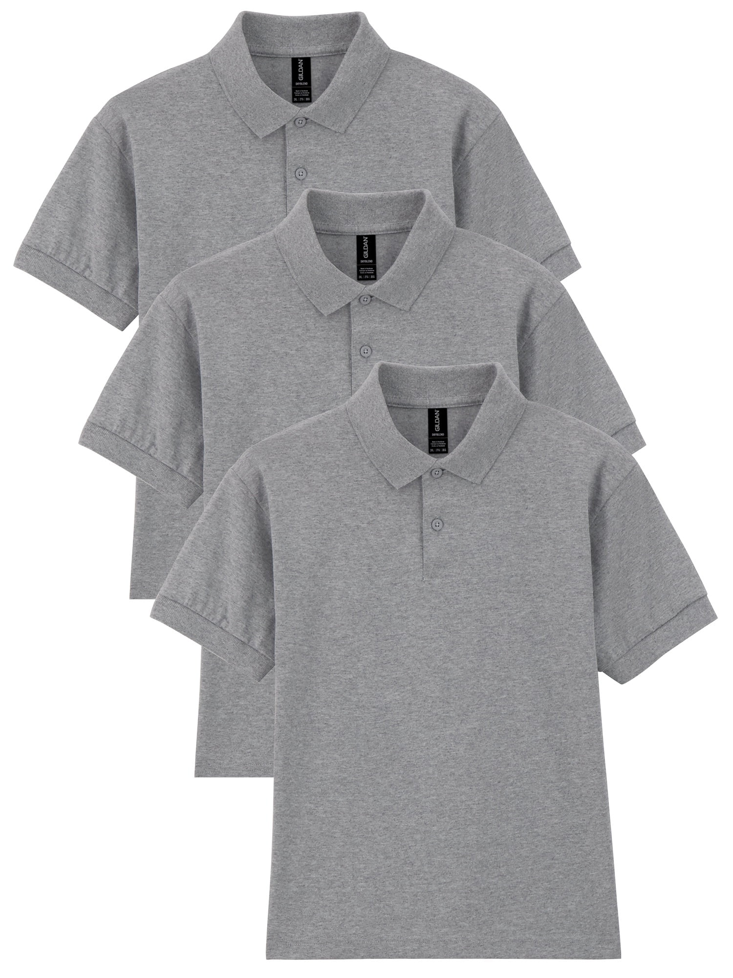 Gildan Youth DryBlend Polo, 3-Pack photo 1