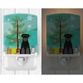 thumbnail image 2 of Caroline's Treasures BB4157CNL Merry Christmas Tree Standard Schnauzer Black Ceramic Night Light, 6x4x3", multicolor, 2 of 2