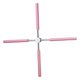 thumbnail image 1 of Corrección postural de pie con los hombros cruzados y abiertos para la danza. Rosado, 1 of 7