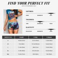 thumbnail image 5 of Sikiie Lively Cute Turtle Print Workout Shorts Women Scrunch Butt Gym Shorts Seamless High Waist Tummy Control Yoga Biker Athletic Shorts, 5 of 5