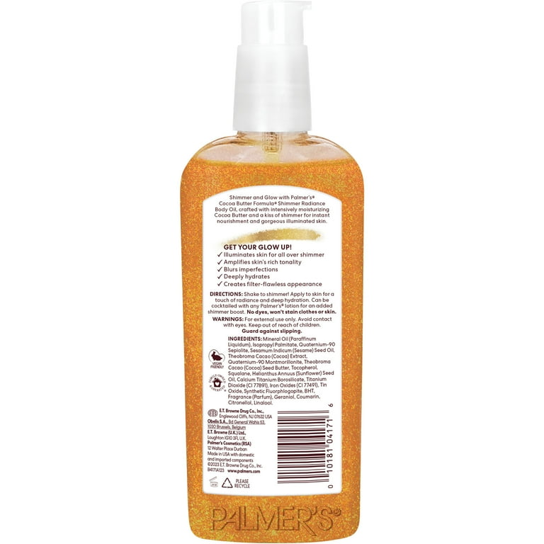 Palmer’s Cocoa Butter Formula Shimmer Body Oil with Vitamin E, 5.1
