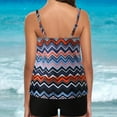 thumbnail image 5 of Tankini Swimsuits for Women Two Piece Swim Top Shorts Conservative Bathing Suits, 5 of 6