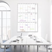 Dry Erase Calendar for Wall - Undated 3 Month Wall Calendar, 48'' x 32'', Erasable & Reusable Wall Calendar, Dry Erase Calendar for Home, Office and School