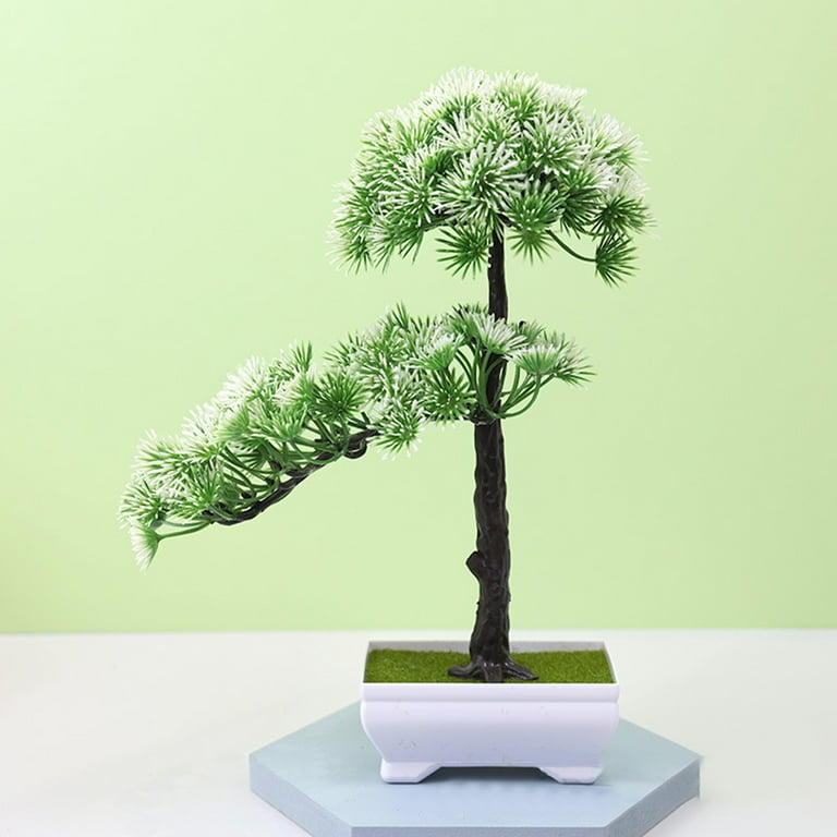 Artificial Bonsai Tree Fake Plant Decoration Potted Tree Faux House Plants  Small Japanese Pine Bonsai Plant for Indoor Home Decoration Office Hotel  Windowsill - Walmart.com