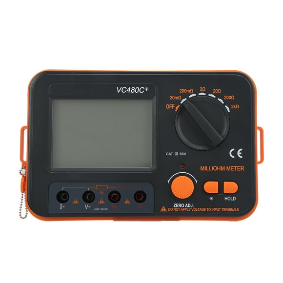Portable Milliohmmeter, Multifunctional Resistance Tester Electrical Instrument For Industrial Electrical Problems For Electrician Test For Automotive