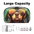 thumbnail image 3 of Dog Waterproof Oxford Cloth Charger Pouch USB Organizer Power Cord Box Organizer Cord and Cable Organizer Storage Pouch, 5.9x9.44x3.14 in., 3 of 6