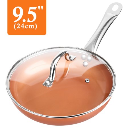 Ceramic Fry Pan Set SHINEURI Copper 9.5