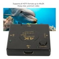 thumbnail image 4 of HD Multimedia Interface Switch, Stable Support 3D 3 Port Video Switch 3.4Gbps Bandwidth 3 In 1 Out  For Projector, 4 of 8