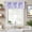 Purple, variant on Green Bow Farmhouse Short Window Curtain Valances, Cute Bowknot Minimalist Solid Color Rod Pocket Kitchen Valances for Living Room Bedroom Bathroom Cafe 42" x 12"