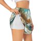 thumbnail image 1 of Balery Coastal Palm Beach Pantalones cortos deportivos para mujer con forro y dos bolsillos, elásticos, para entrenamiento, gimnasio, yoga-Small, 1 of 7
